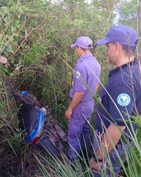 EL ESPINILLO: RÁPIDO ACCIONAR POLICIAL PERMITIÓ RECUPERAR UNA MOTOCICLETA ROBADA